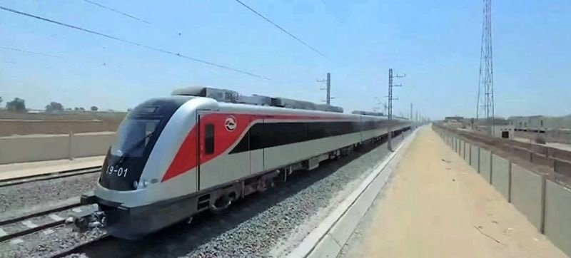 China-built 10th of Ramadan Railway Opens to Traffic in Egypt